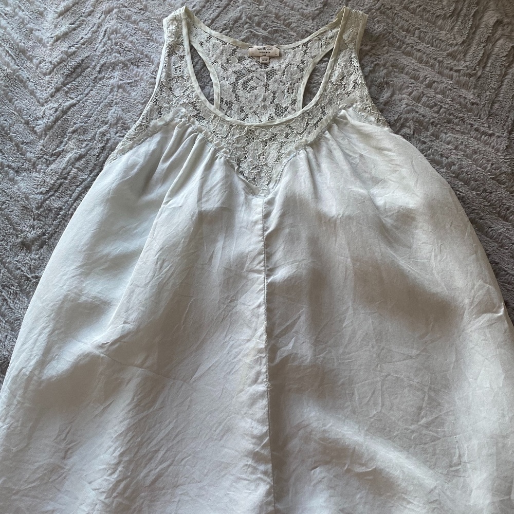 Aritzia Silk Tank Top XS